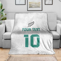 Custom New Zealand Football Blanket Go All Silver Ferns - Towards World Cup 2026