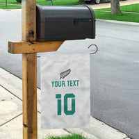 Custom New Zealand Football Garden Flag Go All Silver Ferns - Towards World Cup 2026