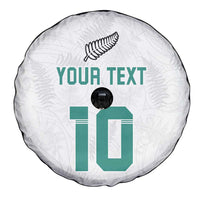 Custom New Zealand Football Spare Tire Cover Go All Silver Ferns - Towards World Cup 2026