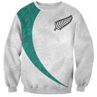 Custom New Zealand Football Sweatshirt Go All Silver Ferns - Towards World Cup 2026
