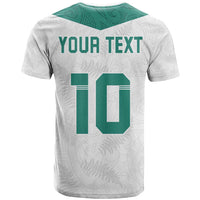 Custom New Zealand Football T Shirt Go All Silver Ferns - Towards World Cup 2026