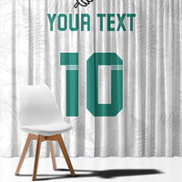 Custom New Zealand Football Window Curtain Go All Silver Ferns - Towards World Cup 2026