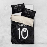 Custom New Zealand Rugby Bedding Set All Silver Ferns Blacks