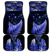 New Zealand Matariki Car Mats Maori Pattern and Matariki Sky Night LT03 - Polynesian Pride