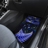 New Zealand Matariki Car Mats Maori Pattern and Matariki Sky Night LT03 - Polynesian Pride