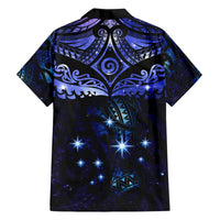 New Zealand Matariki Hawaiian Shirt Maori Pattern and Matariki Sky Night LT03 - Polynesian Pride