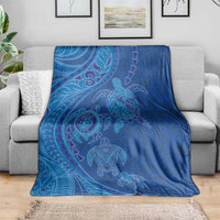 Hawaiian Turtles and Polynesian Art Tattoo Blanket Ocean Abyss LT03 - Polynesian Pride