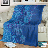 Hawaiian Turtles and Polynesian Art Tattoo Blanket Ocean Abyss LT03 - Polynesian Pride