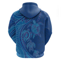 Hawaiian Turtles and Polynesian Art Tattoo Hoodie Ocean Abyss