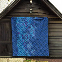 Hawaiian Turtles and Polynesian Art Tattoo Quilt Ocean Abyss