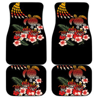 Hawaiian Hibiscus Turtle and Tropical Flower Car Mats Dynamic Vibe