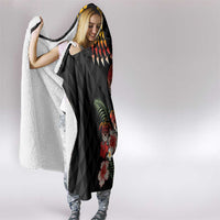 Hawaiian Hibiscus Turtle and Tropical Flower Hooded Blanket Dynamic Vibe LT03 - Polynesian Pride