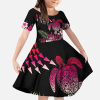Hawaiian Hibiscus Turtle and Tropical Flower Family Matching Puletasi and Hawaiian Shirt Sweet Vibe