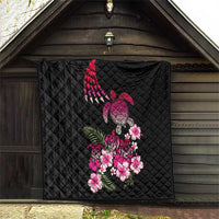 Hawaiian Hibiscus Turtle and Tropical Flower Quilt Sweet Vibe