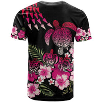 Hawaiian Hibiscus Turtle and Tropical Flower T Shirt Sweet Vibe
