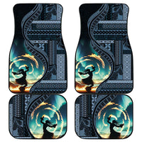 Samoan Siapo Motif and Siva Afi Dance Car Mats