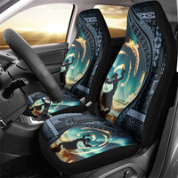 Samoan Siapo Motif and Siva Afi Dance Car Seat Cover