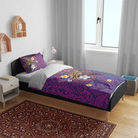 Hawaiian Octopus Tattoo and Frangipani Bedding Set LT03 - Polynesian Pride