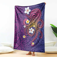 Hawaiian Octopus Tattoo and Frangipani Blanket LT03 - Polynesian Pride