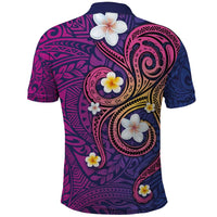 Hawaiian Octopus Tattoo and Frangipani Polo Shirt LT03 - Polynesian Pride