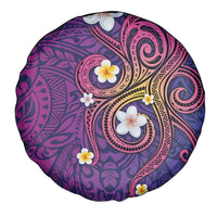 Hawaiian Octopus Tattoo and Frangipani Spare Tire Cover LT03 - Polynesian Pride