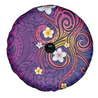 Hawaiian Octopus Tattoo and Frangipani Spare Tire Cover LT03 - Polynesian Pride