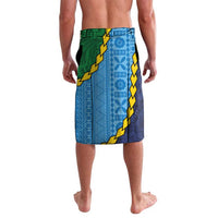 Malampa Fiji Day Lavalava National Symbols with Tapa Tribal and Polynesian Tattoo