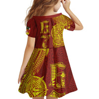 Tonga 676 Ngatu Tribal Tattoo Family Matching Puletasi and Hawaiian Shirt LT03 - Polynesian Pride