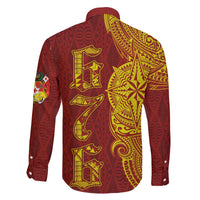 Tonga 676 Ngatu Tribal Tattoo Family Matching Puletasi and Hawaiian Shirt LT03 - Polynesian Pride