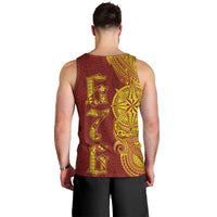Tonga 676 Ngatu Tribal Tattoo Men Tank Top LT03 - Polynesian Pride