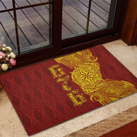Tonga 676 Ngatu Tribal Tattoo Rubber Doormat LT03 - Polynesian Pride