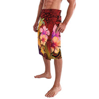 Hawaiian Hibiscus Turtle Tribal Polynesian Pattern Lavalava Colorful Color LT03 - Polynesian Pride