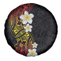 Plumeria Spare Tire Cover Polynesian Tribal Frangipani Sunset LT03 - Polynesian Pride