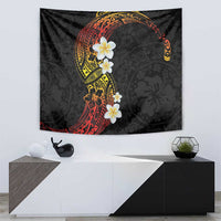 Plumeria Tapestry Polynesian Tribal Frangipani Sunset LT03 - Polynesian Pride