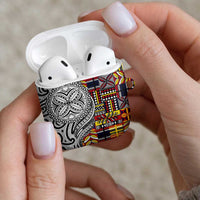 Niue Hiapo and Maori Decoration Tattoos AirPods Case LT03 - Polynesian Pride