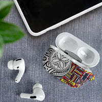 Niue Hiapo and Maori Decoration Tattoos AirPods Case LT03 - Polynesian Pride