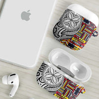 Niue Hiapo and Maori Decoration Tattoos AirPods Case LT03 - Polynesian Pride