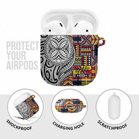 Niue Hiapo and Maori Decoration Tattoos AirPods Case LT03 - Polynesian Pride