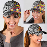 Niue Hiapo and Maori Decoration Tattoos Classic Cap LT03 - Polynesian Pride