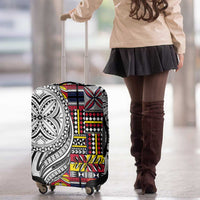 Niue Hiapo and Maori Decoration Tattoos Luggage Cover LT03 - Polynesian Pride