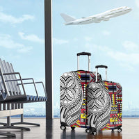 Niue Hiapo and Maori Decoration Tattoos Luggage Cover LT03 - Polynesian Pride