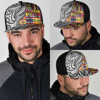 Niue Hiapo and Maori Decoration Tattoos Mesh Trucker Cap LT03 - Polynesian Pride