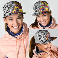 Niue Hiapo and Maori Decoration Tattoos Mesh Trucker Cap LT03 - Polynesian Pride