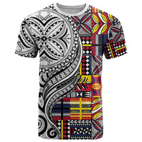 Niue Hiapo and Maori Decoration Tattoos T Shirt - Polynesian Pride