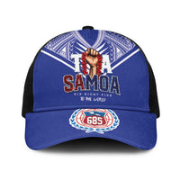 Toa Samoa Rugby Baseball Net Cap Six Eight Five to The World LT03 One Size Black Blue - Polynesian Pride