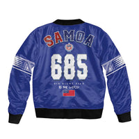 Toa Samoa Rugby Bomber Jacket Six Eight Five to The World