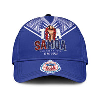 Toa Samoa Rugby Classic Cap Six Eight Five to The World LT03 Universal Fit Blue - Polynesian Pride