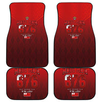 Mate Ma'a Tonga Rugby Car Mats Six Seven Six to The World LT03 - Polynesian Pride