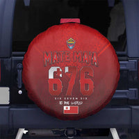 Mate Ma'a Tonga Rugby Spare Tire Cover Six Seven Six to The World LT03 - Polynesian Pride