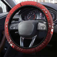 Mate Ma'a Tonga Rugby Steering Wheel Cover Six Seven Six to The World LT03 - Polynesian Pride